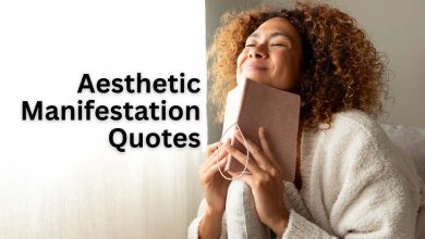 Aesthetic manifestation quotes for daily motivation and Law of Attraction inspiration