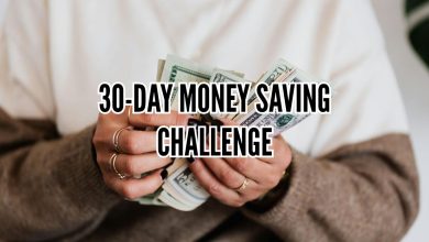 30 day money saving challenge